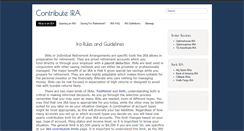 Desktop Screenshot of contributeira.com